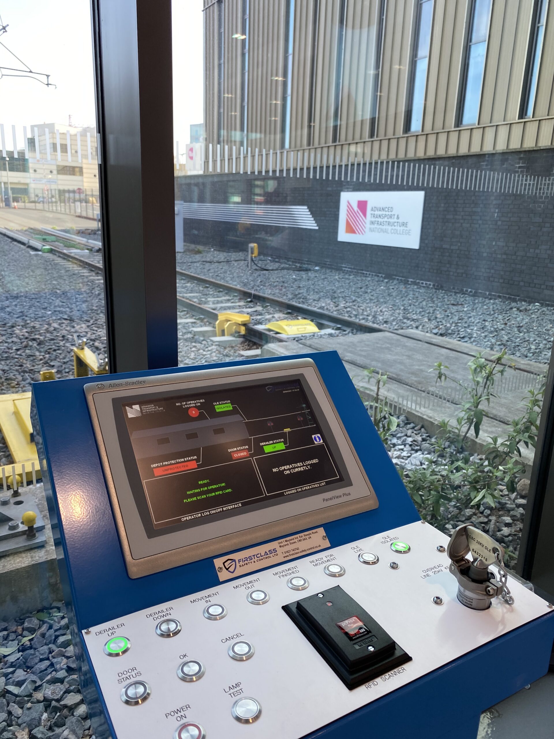 FirstClass Safety & Control donates Depot Protection System for National College for Advanced Transport & Infrastructure